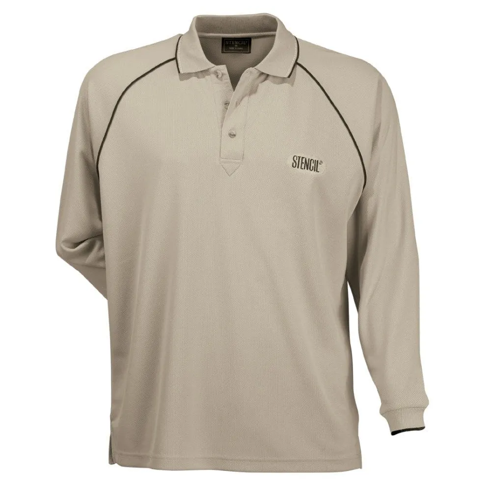 1040 COOL DRY POLO L/S - MENS