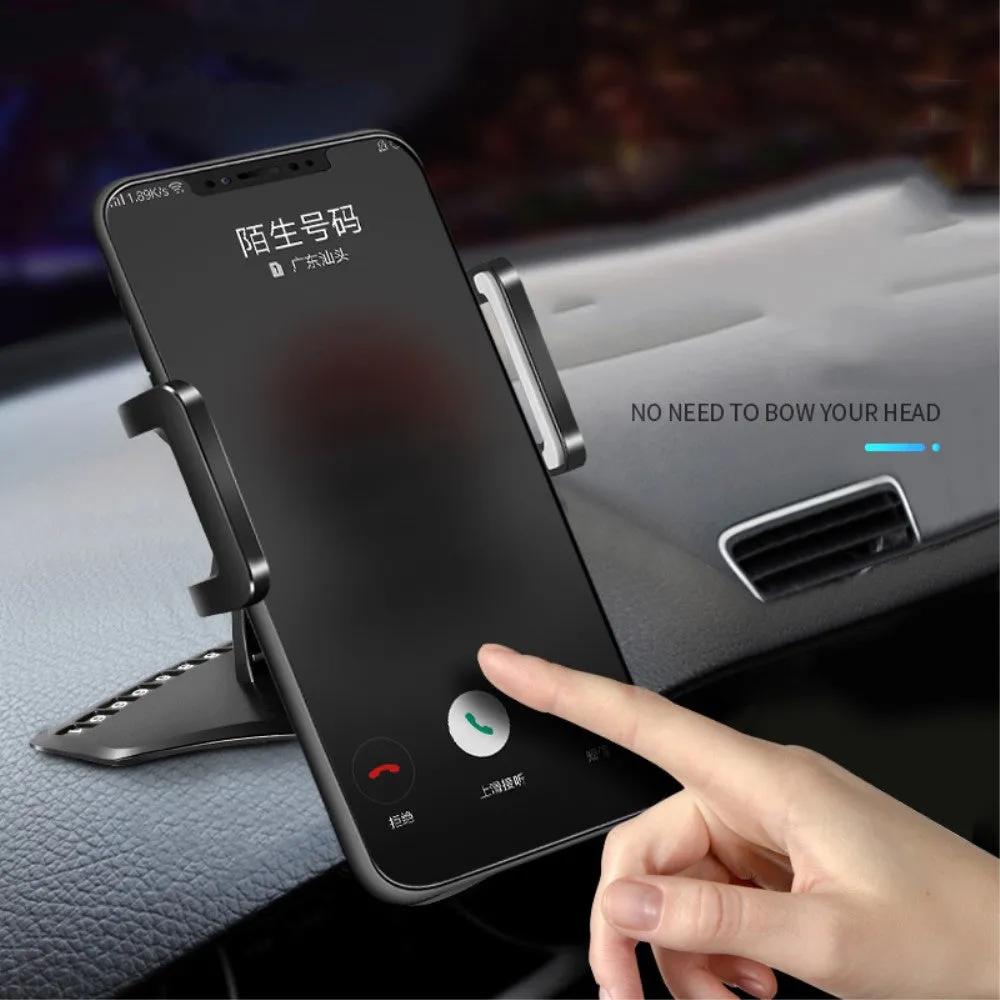 3 in 1 Car GPS Smartphone Holder: Dashboard / Visor Clamp   AC Grid Clip for Sharp Z3 - Black