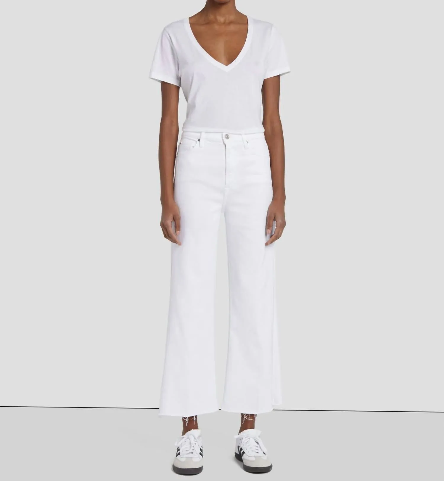 7 For All Mankind - High Rise Cropped Jo Jeans