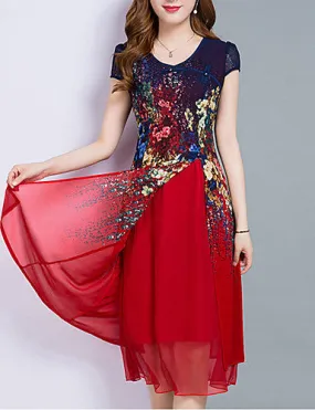 Beautiful Ladies Chiffon Dress