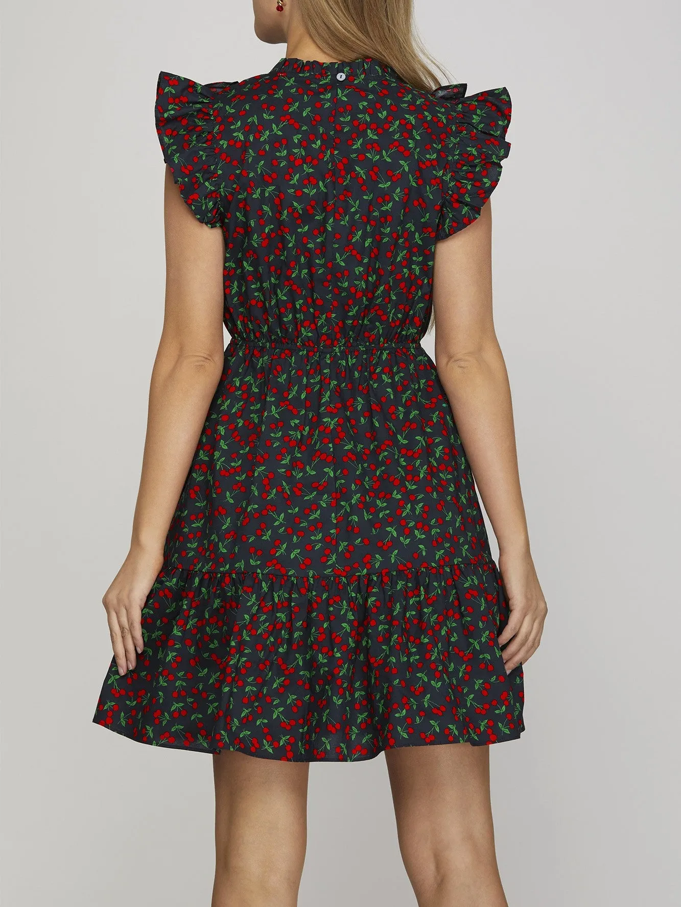 Cherry Print Mini Dress
