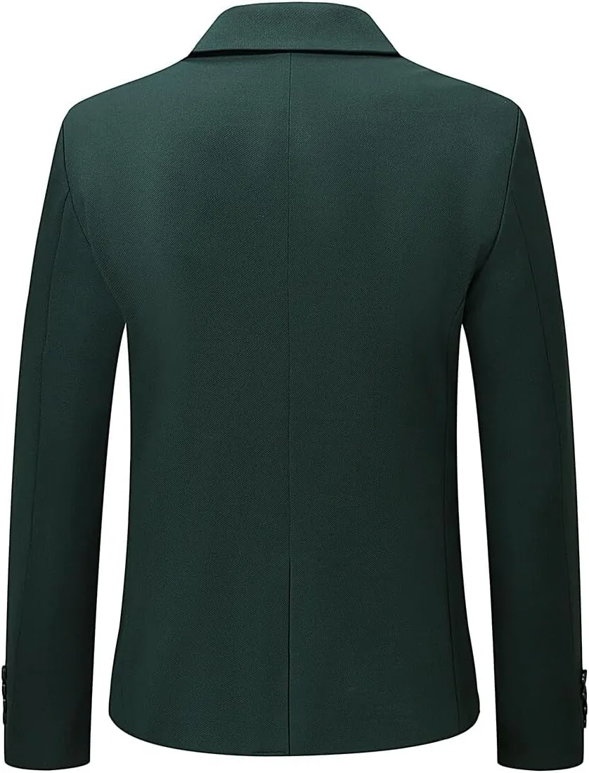 Cloudstyle Mens Casual Sport Coat 1 Button Slim Fit Suit Jacket Business Daily Blazer