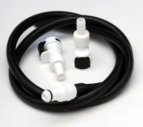 Cool Shirt Drain Kit w/ 2' Hose & Quick Disconnect Fitting