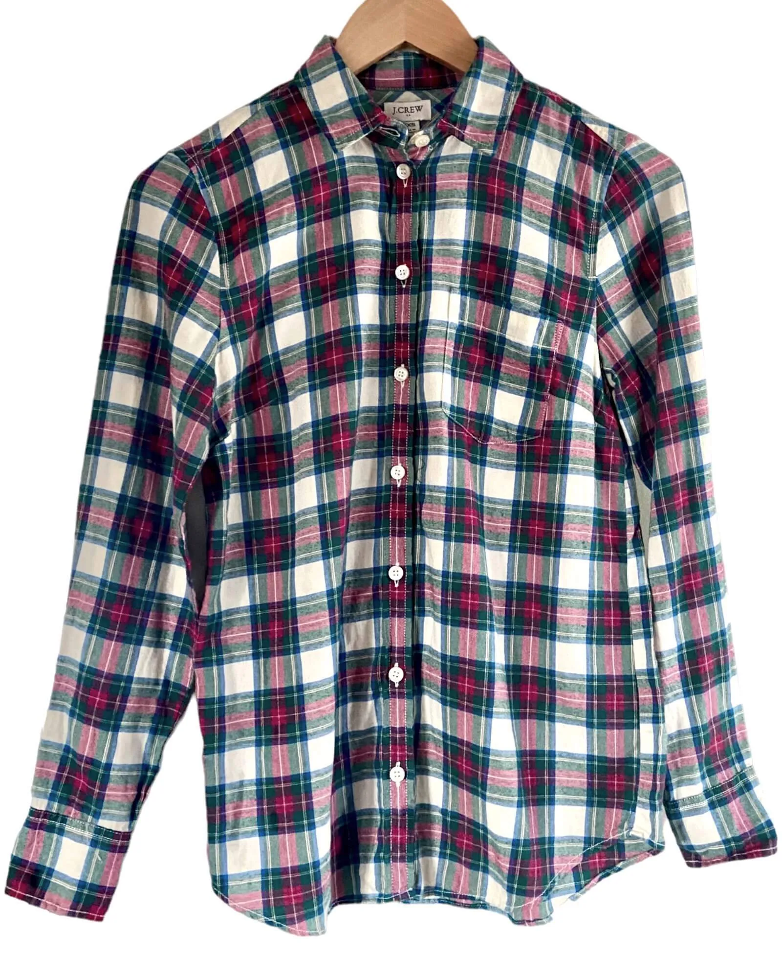Cool Winter Plaid Flannel Shirt