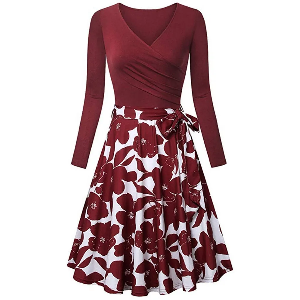 Elegant Flared Dress