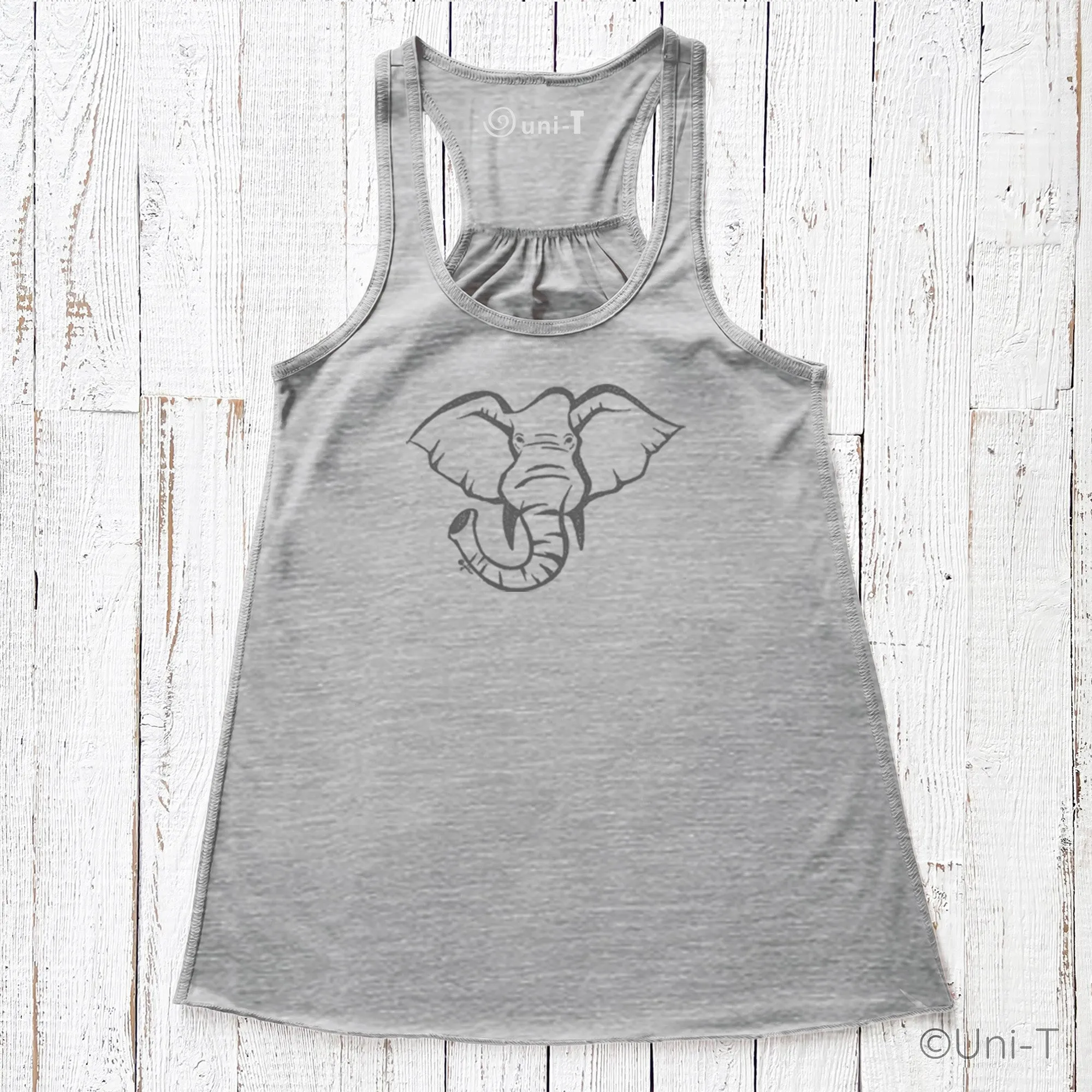 Elephant Flowy Tank Top