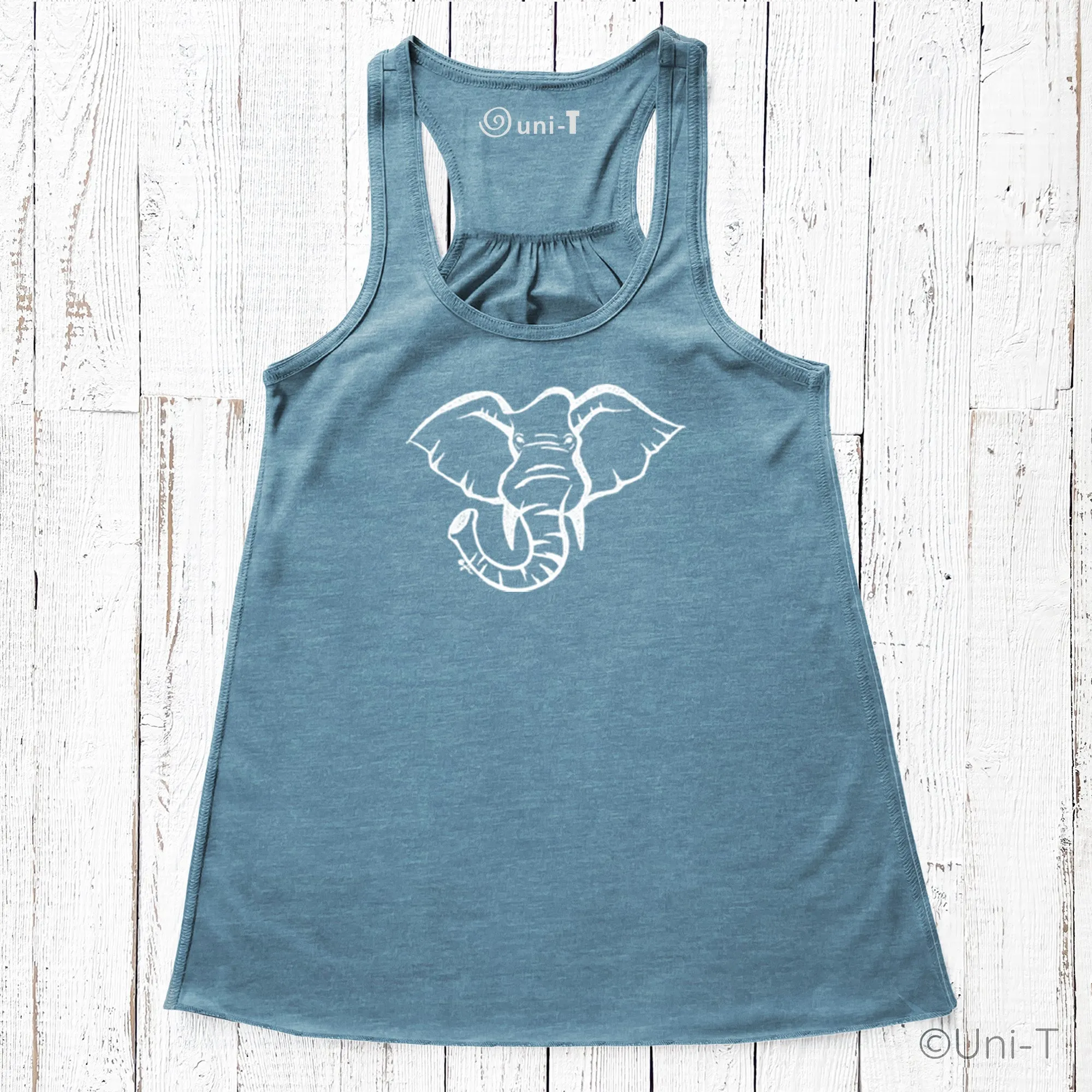 Elephant Flowy Tank Top