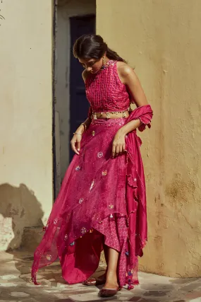 GULKAND LAYERED SKIRT