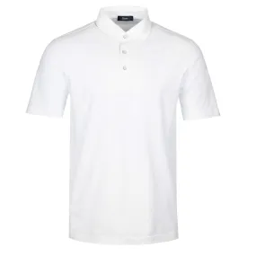 Herno M.C Jersey Polo Shirt in White