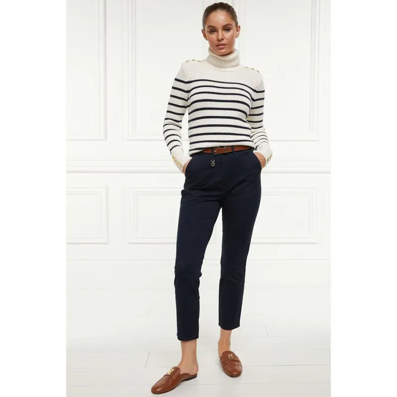 Holland Cooper Arnesby Ladies Chinos - Ink Navy