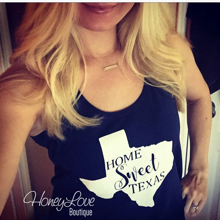 Home Sweet Texas flowy tank
