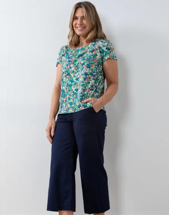 Isla Crop Twill Trouser