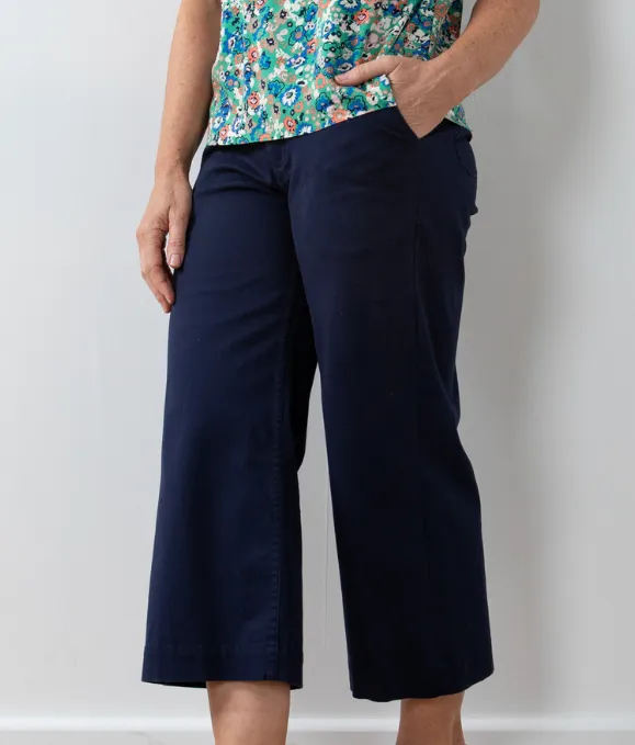 Isla Crop Twill Trouser