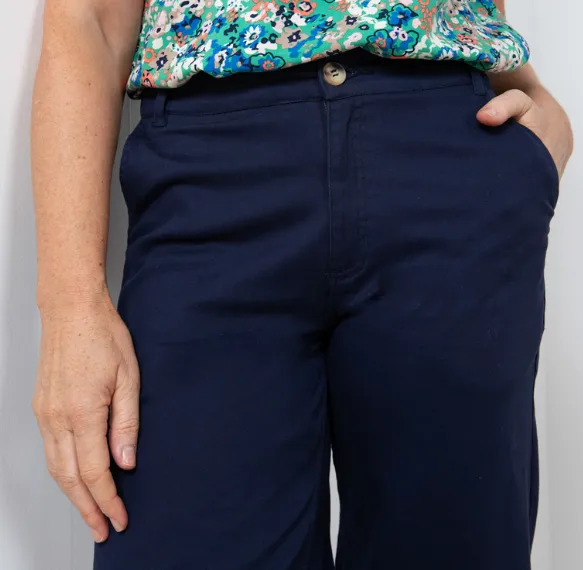 Isla Crop Twill Trouser