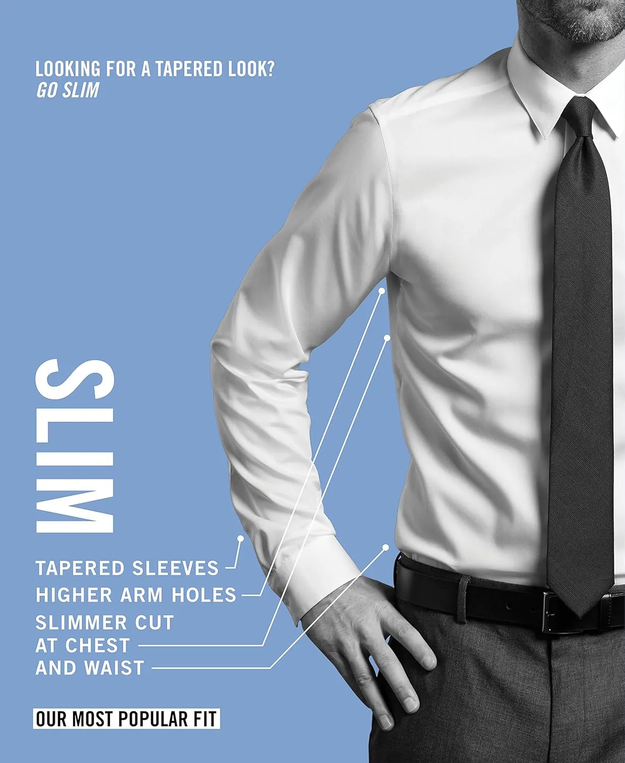 IZOD Men's Dress Shirt Slim Fit Stretch Cool FX Cooling Collar Stripe