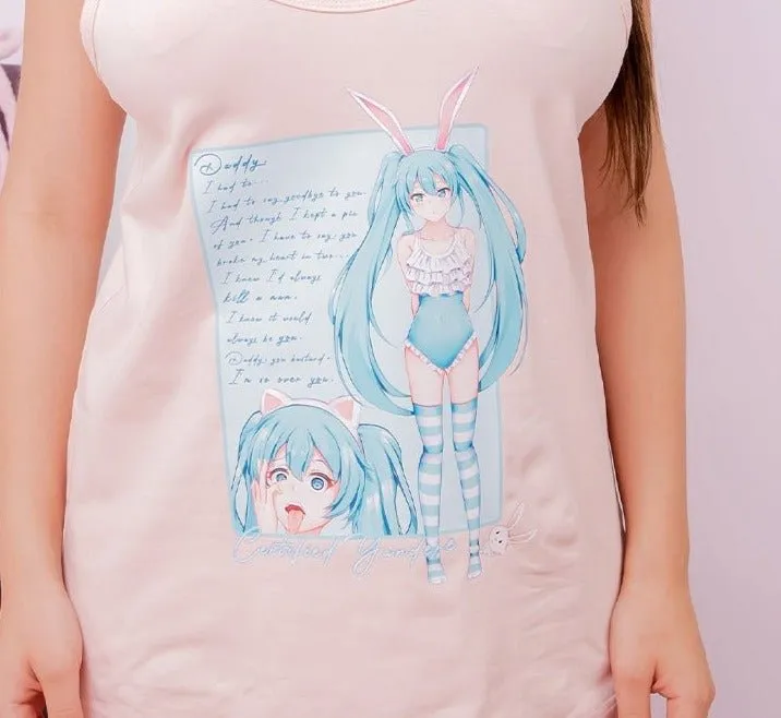 Kawaii Neko Tank Top