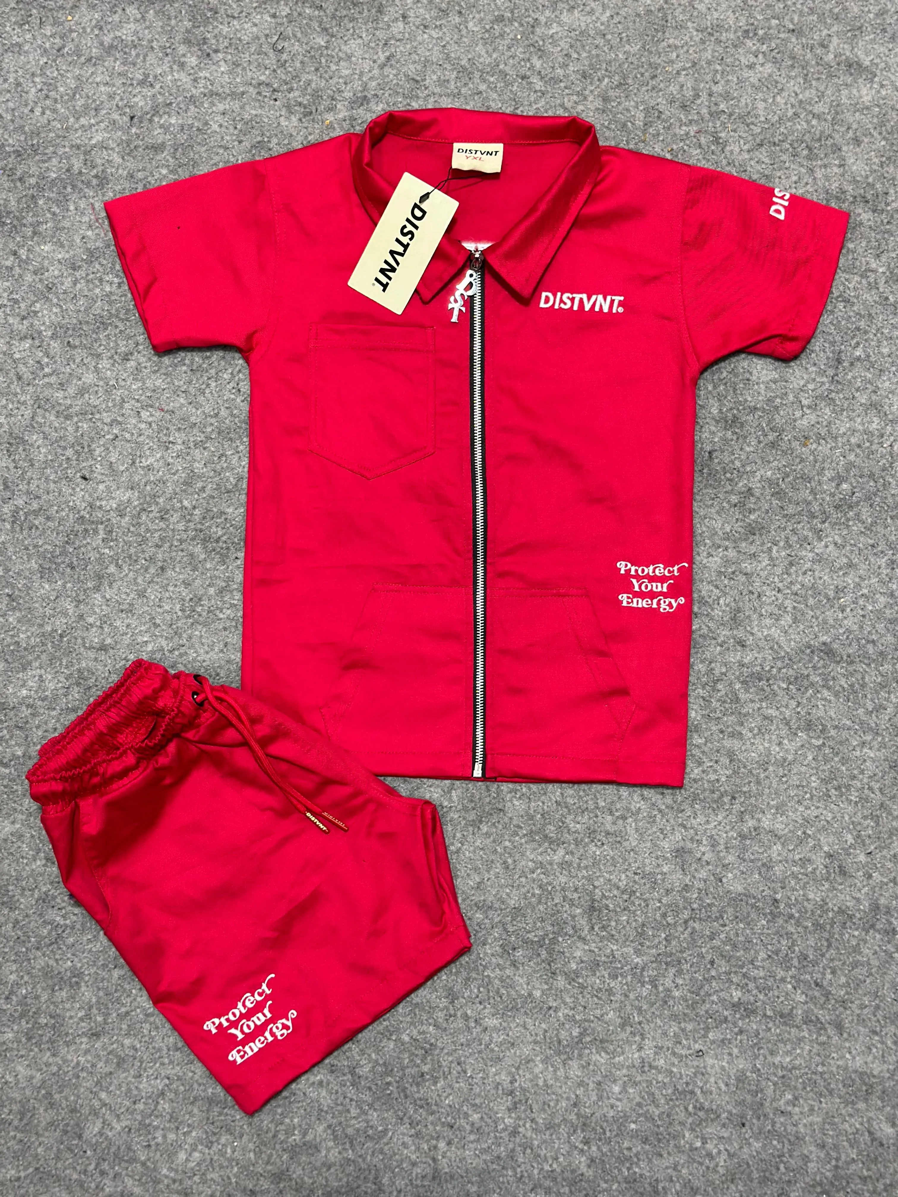 Kids Zip-Up Work Shirt