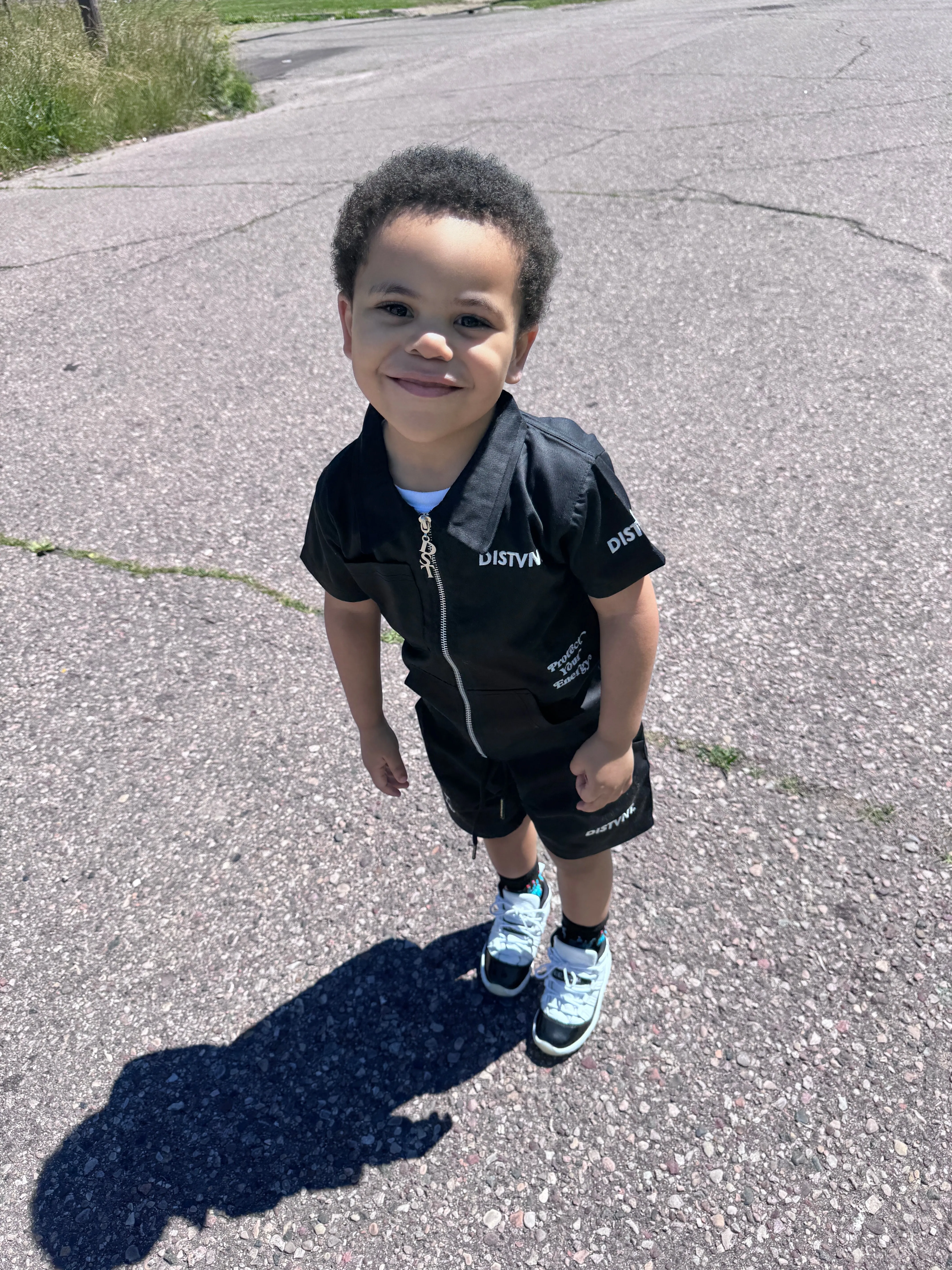 Kids Zip-Up Work Shirt