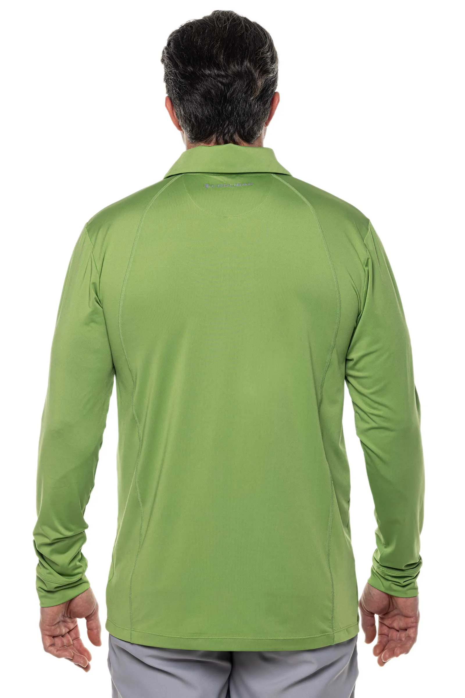 Men's Drive Golf Long Sleeve Polo | Soft Fern