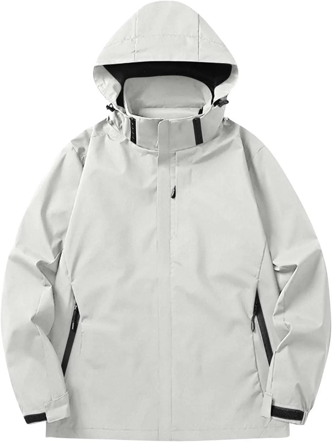Men's Lightweight Rain Jacket - Waterproof Windbreaker for Hiking & Travel
