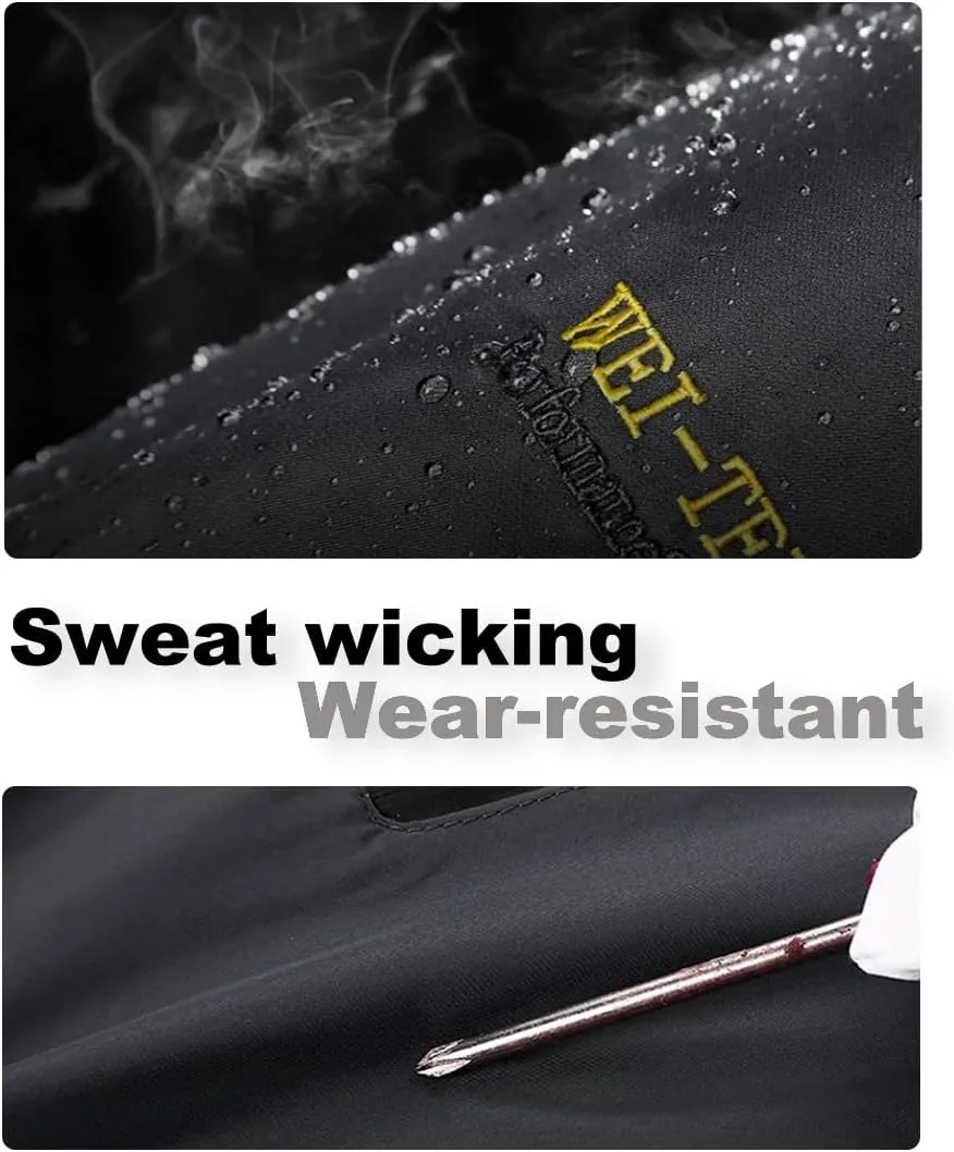 Men's Lightweight Softshell Jacket, Spring & Fall Hooded Windbreaker Jacket, Outdoor Waterproof Jacket