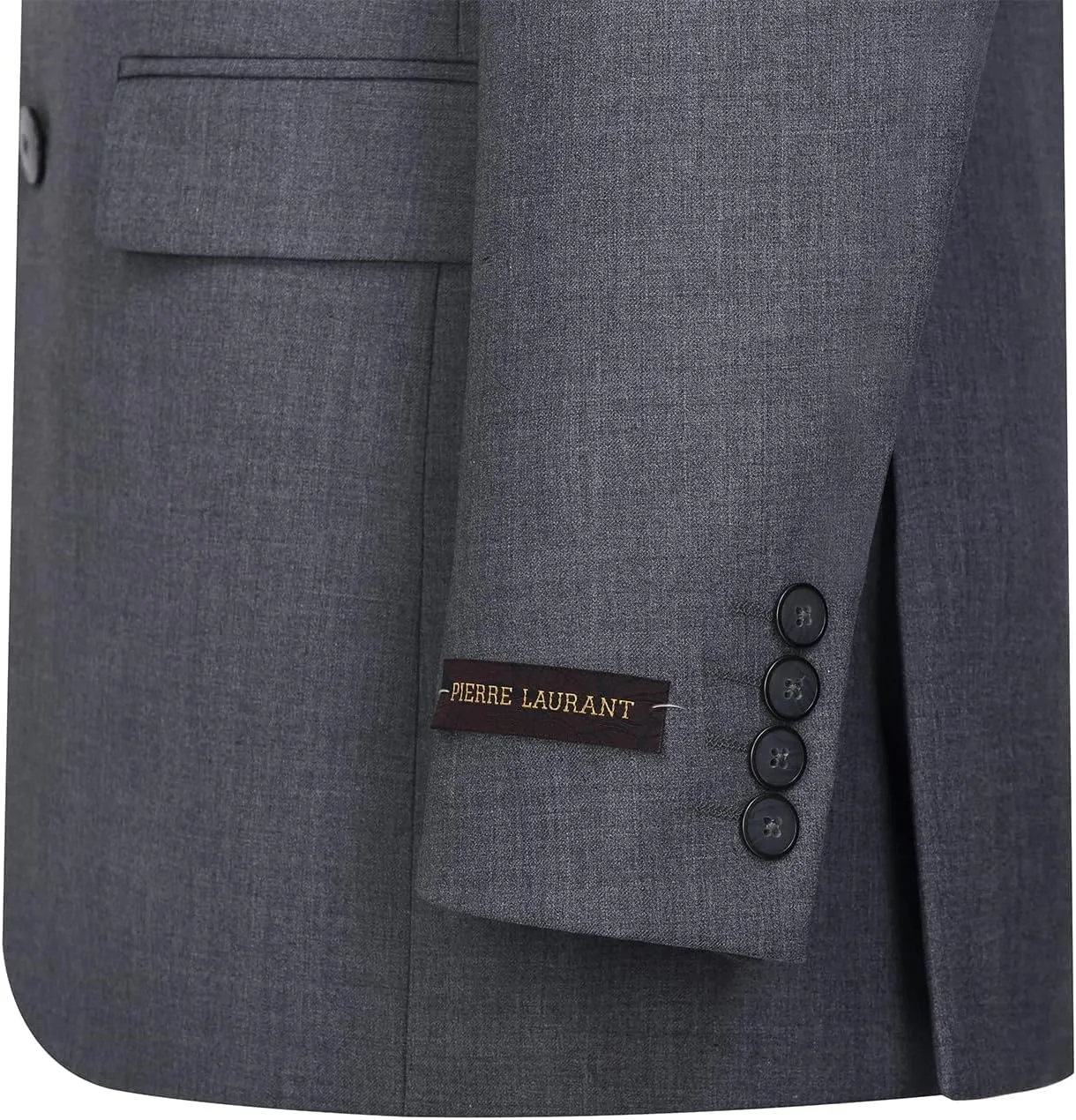 Men's Suits 3 Piece Slim Fit Suit Set Two Buttons Solid Business Suit Jacket Blazer Pants & Vest
