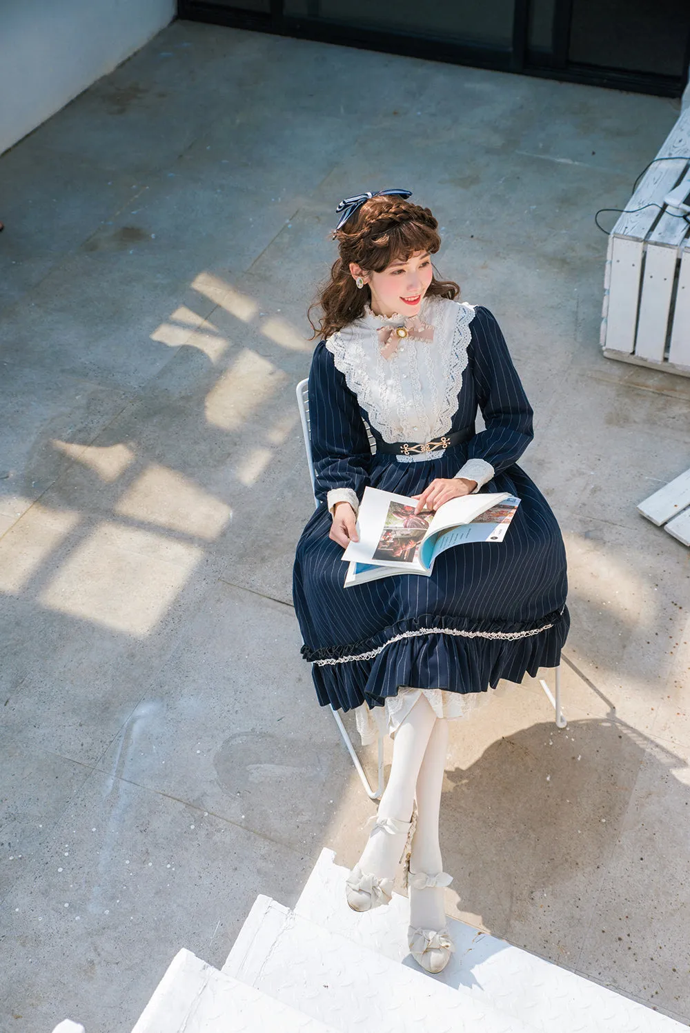 Miss point~Rose Silhouette~Vintage Classic Lolita OP