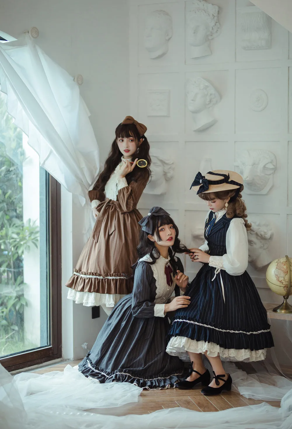 Miss point~Rose Silhouette~Vintage Classic Lolita OP