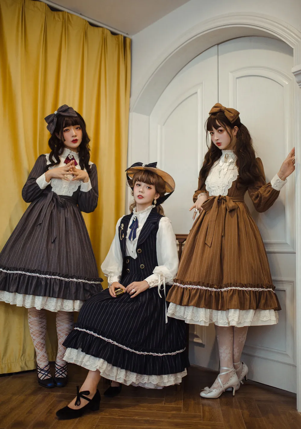 Miss point~Rose Silhouette~Vintage Classic Lolita OP
