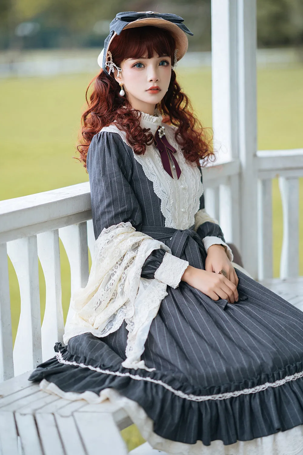 Miss point~Rose Silhouette~Vintage Classic Lolita OP