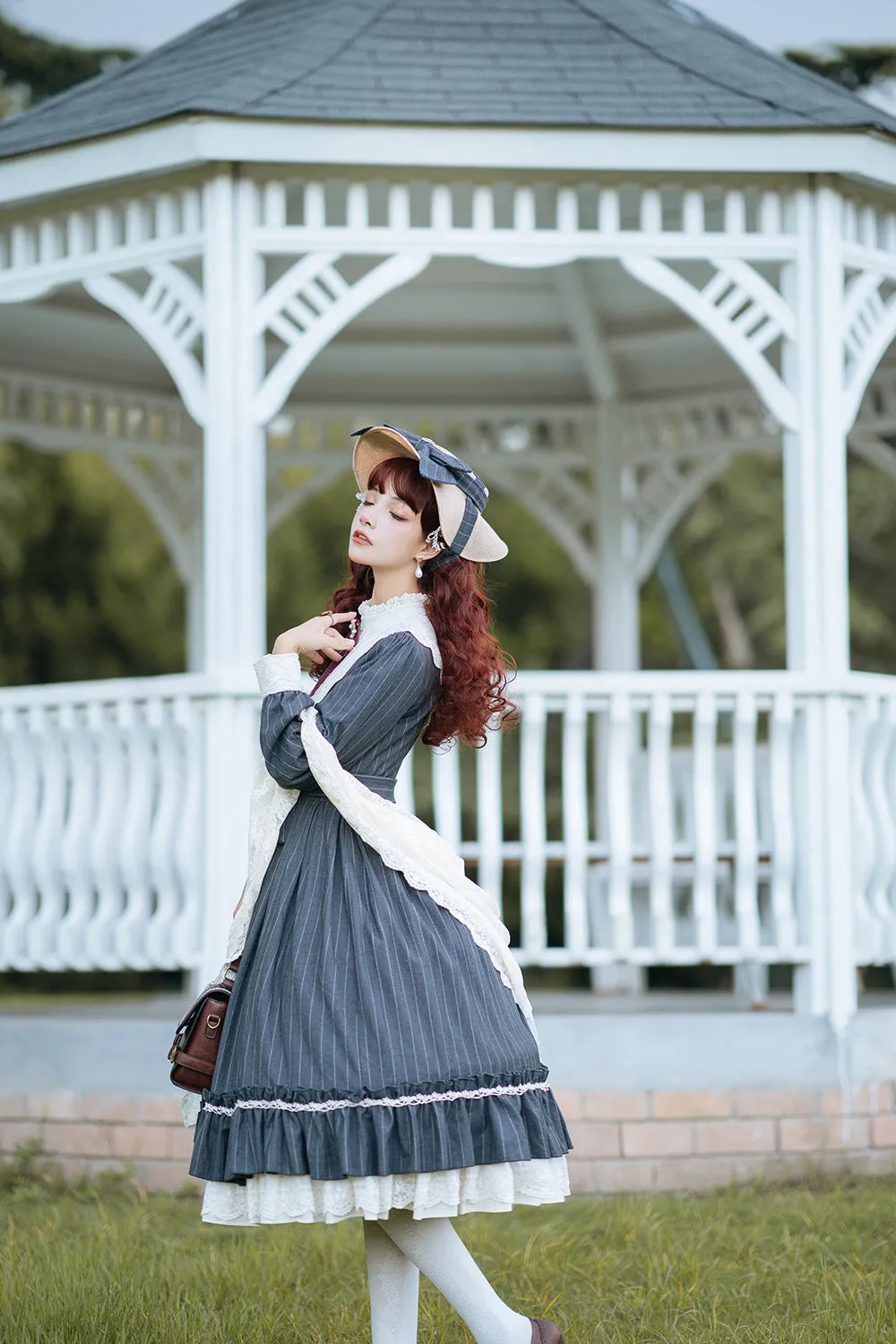 Miss point~Rose Silhouette~Vintage Classic Lolita OP