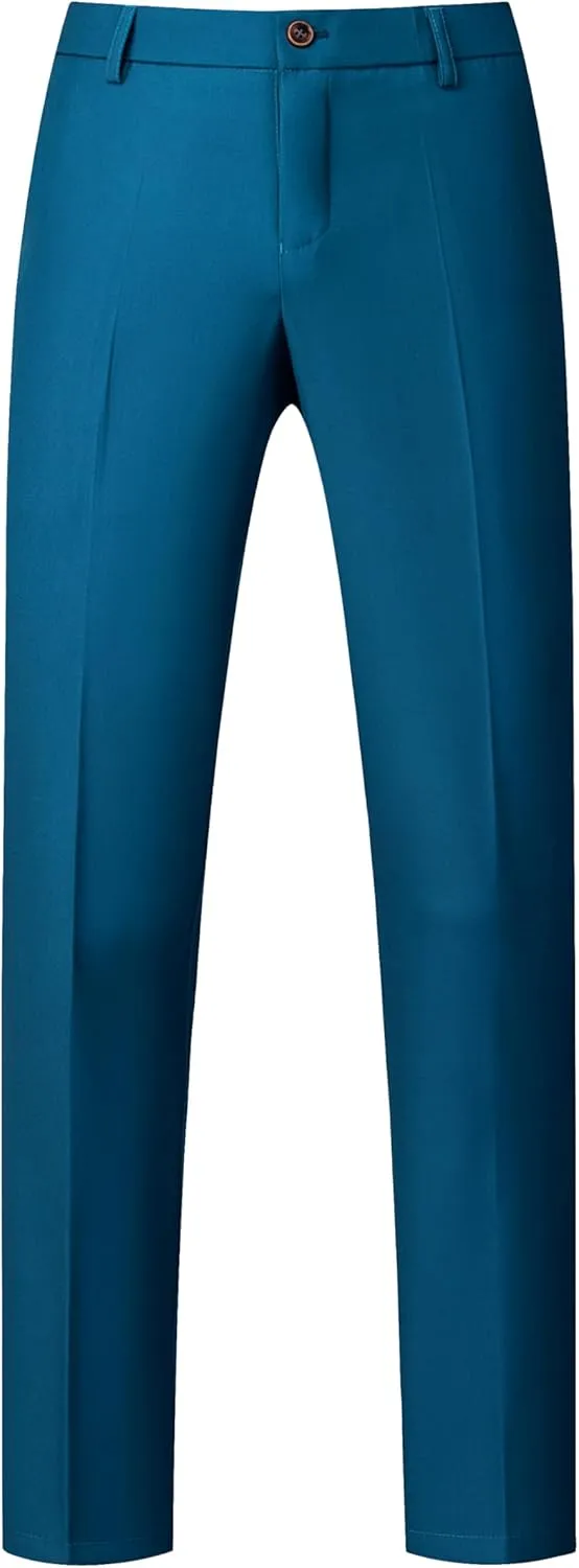 MOGU Mens Slim Fit Suit 2 Piece Tuxedo for Prom Business Wedding Dance (Suit Jacket   Pants)