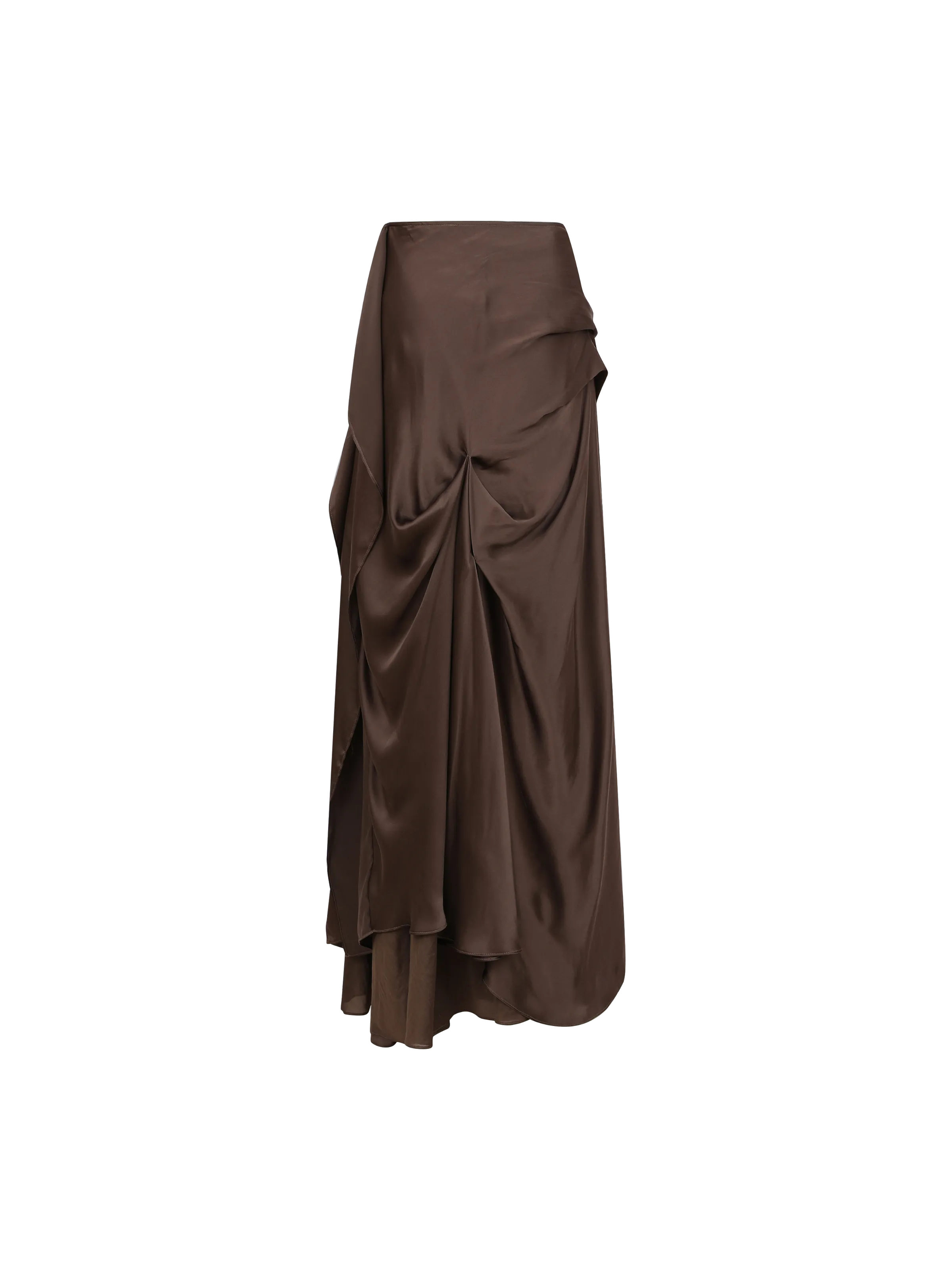 Olive Layered Skirt