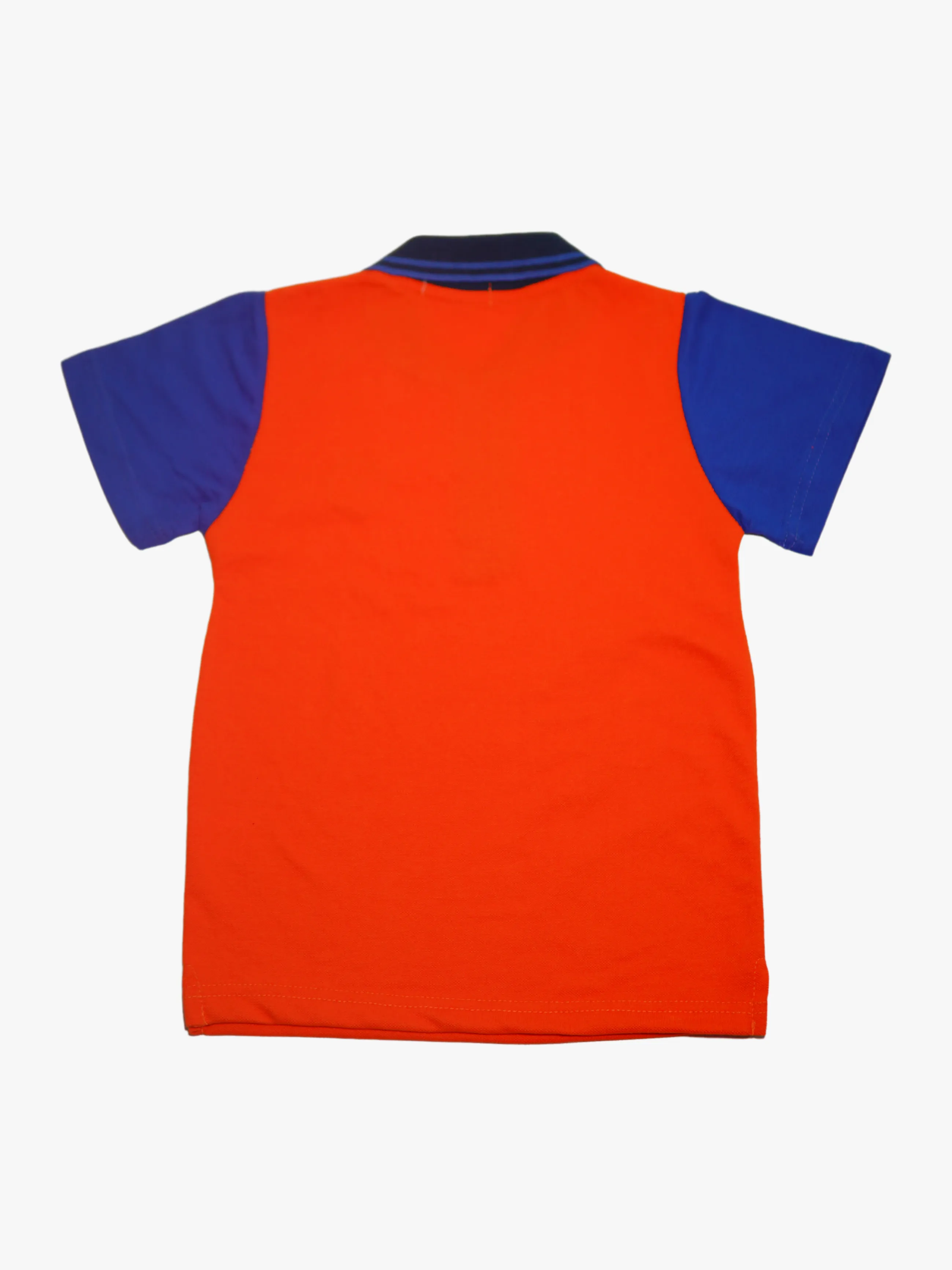 Orange IX Embroidered Polo