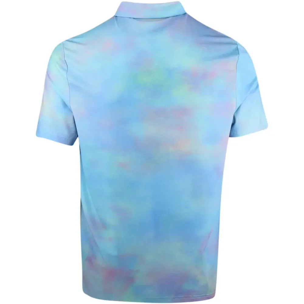 Original Penguin Mens Soft Filtered Tie Dye Print Polo - CLOISONNE