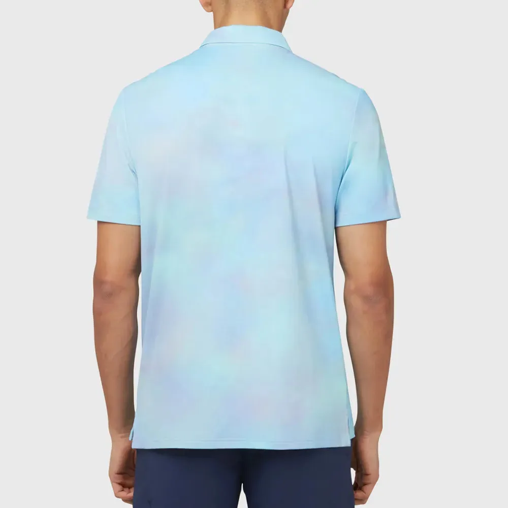 Original Penguin Mens Soft Filtered Tie Dye Print Polo - CLOISONNE