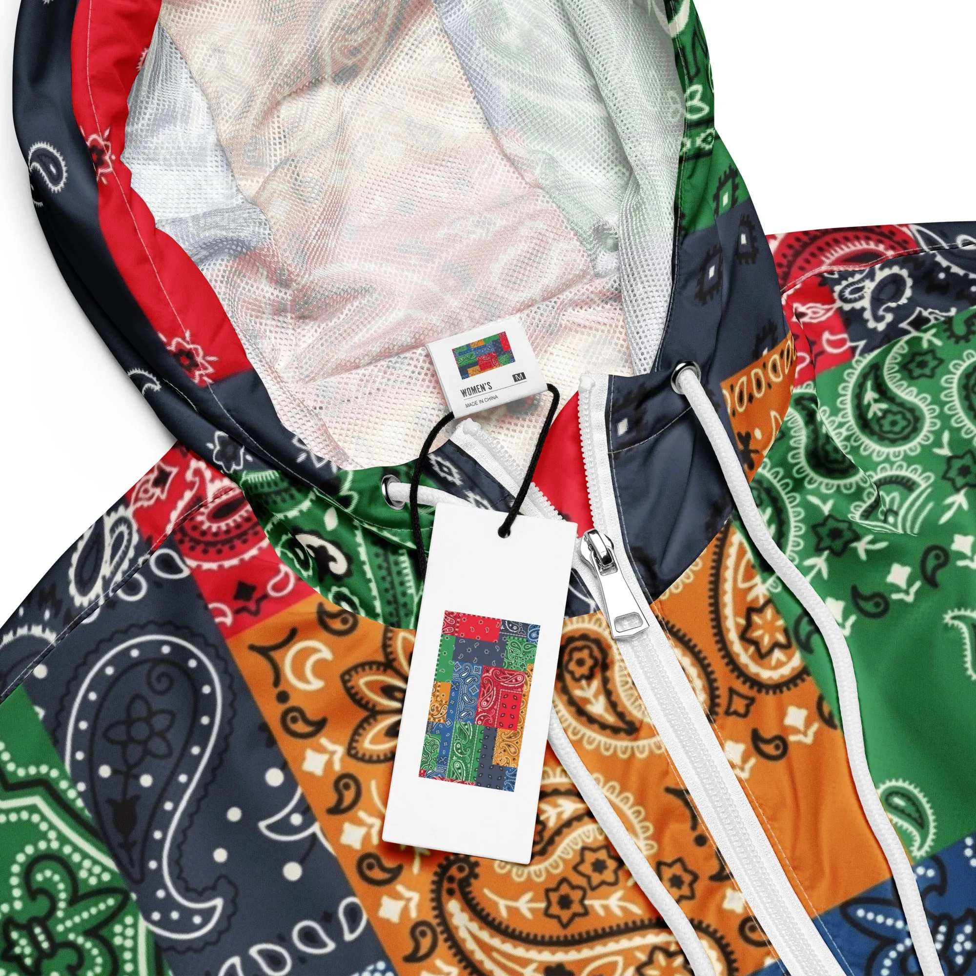 Paisley Bandana Women’s cropped windbreaker