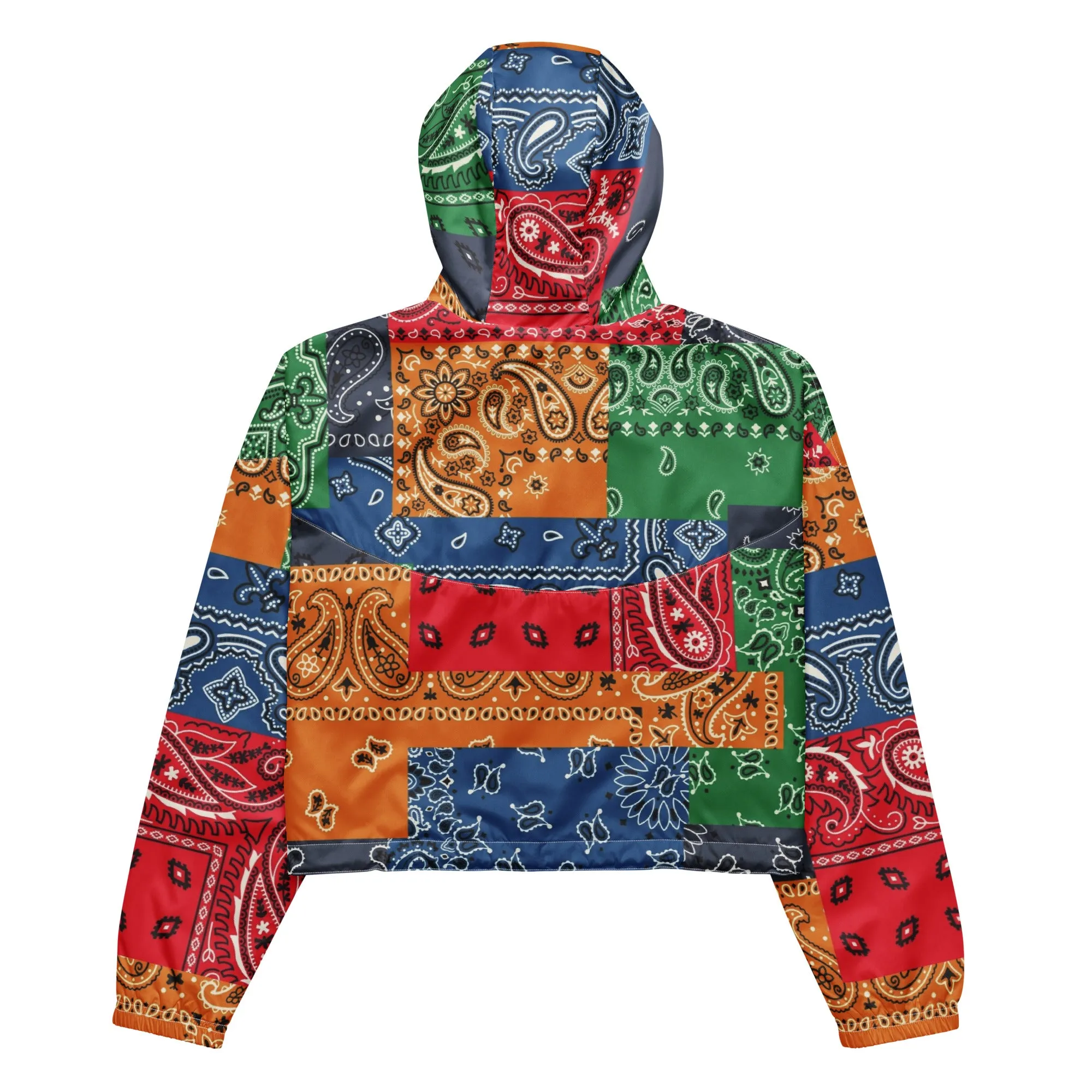 Paisley Bandana Women’s cropped windbreaker