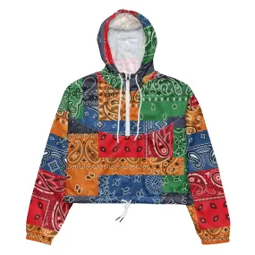 Paisley Bandana Women’s cropped windbreaker
