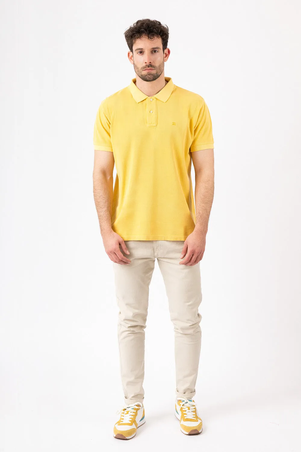 Polo Logo Soft Canario