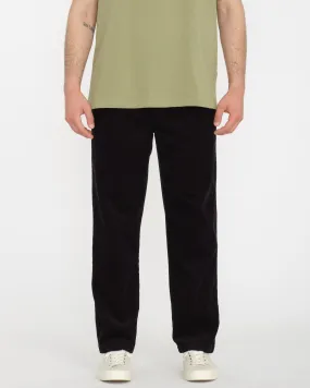 Psychstone Elasticated Waist Trousers - BLACK