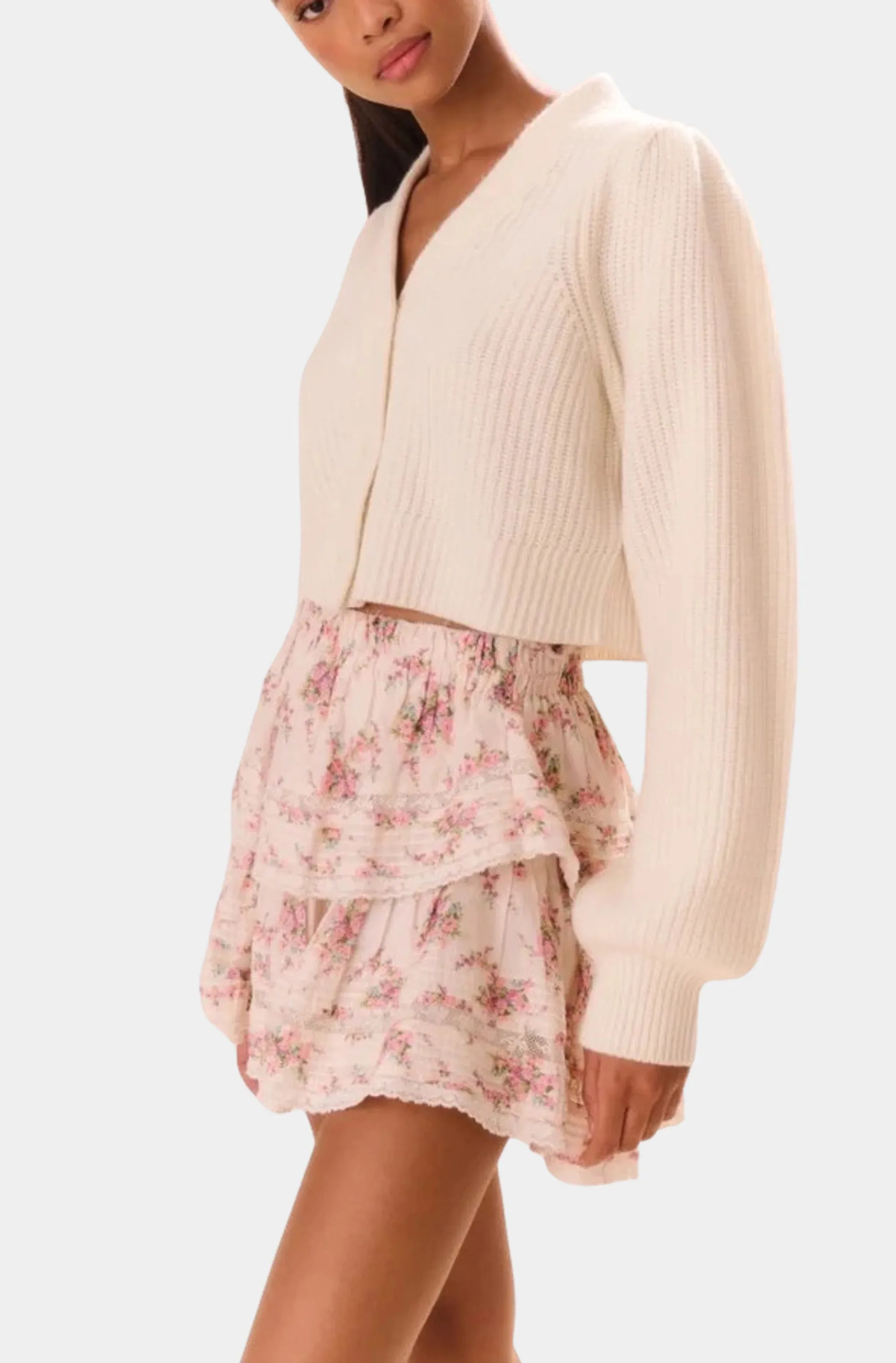 Ruffle Mini Skirt
