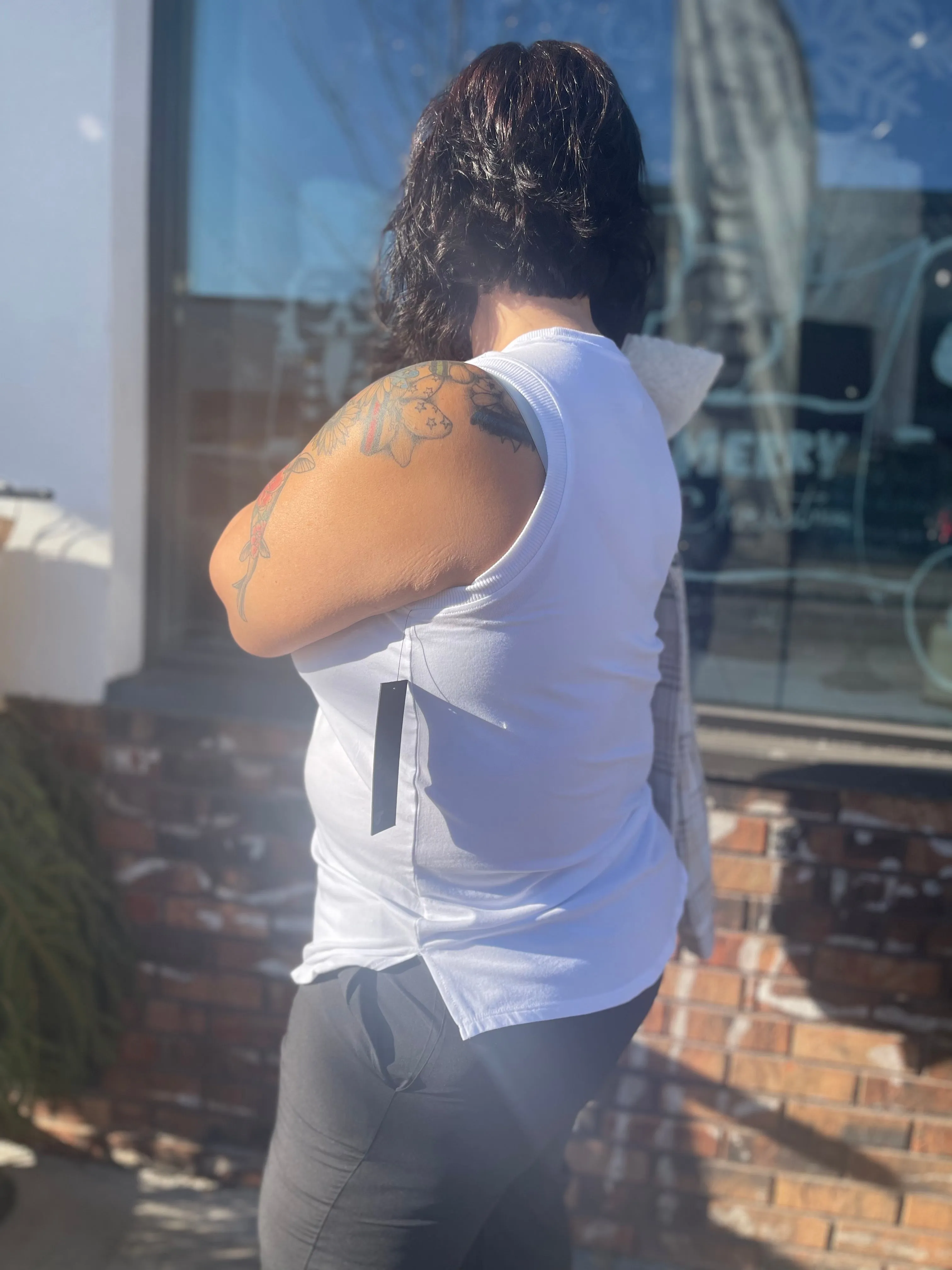 Sleeveless Flowy Tank Top