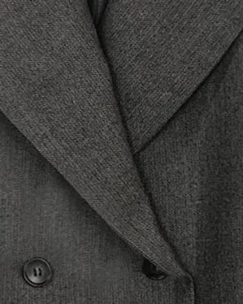 The Davis Double Breasted Blazer in Herringbone | Herringbone