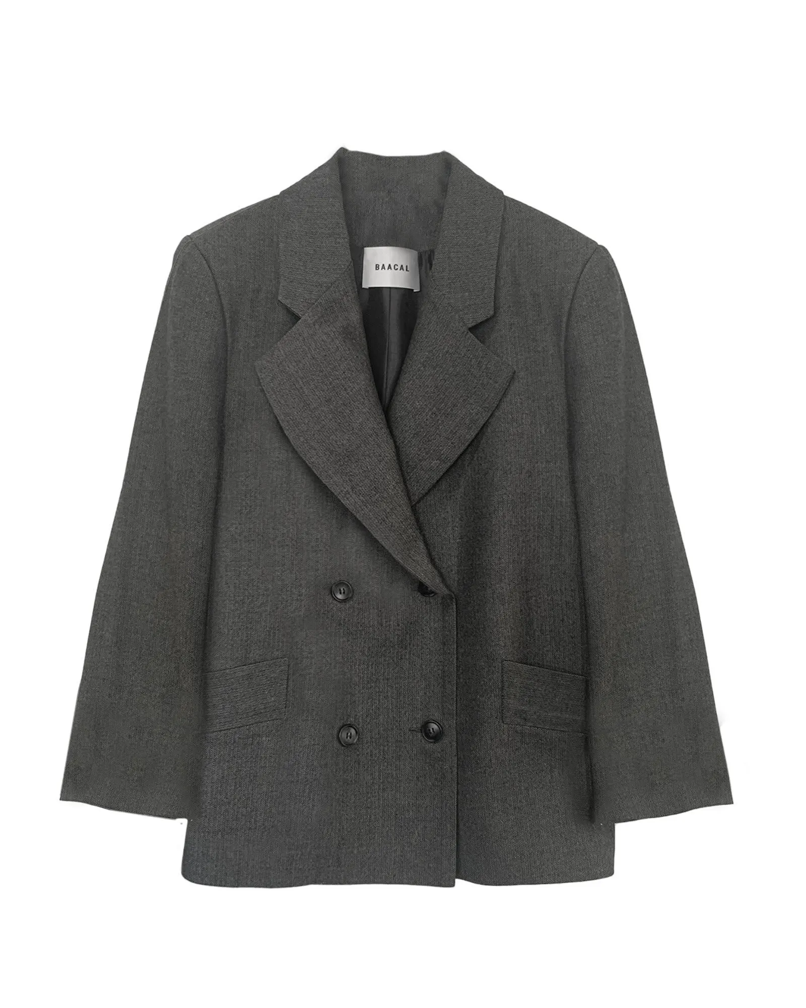 The Davis Double Breasted Blazer in Herringbone | Herringbone