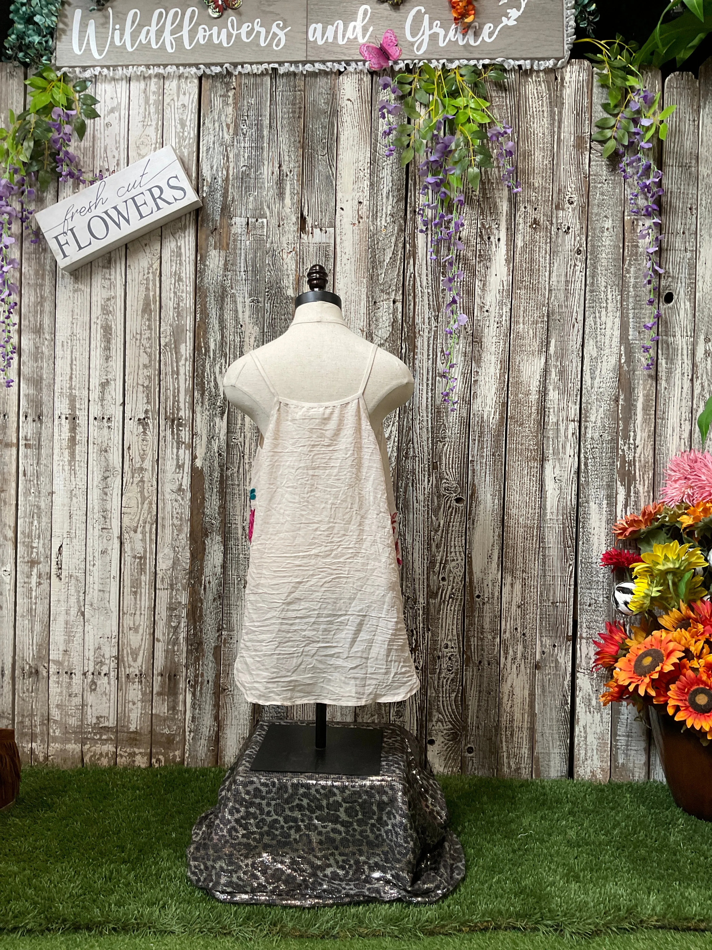 Vintage Floral Tank Top