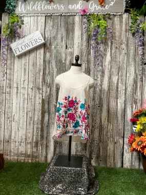 Vintage Floral Tank Top