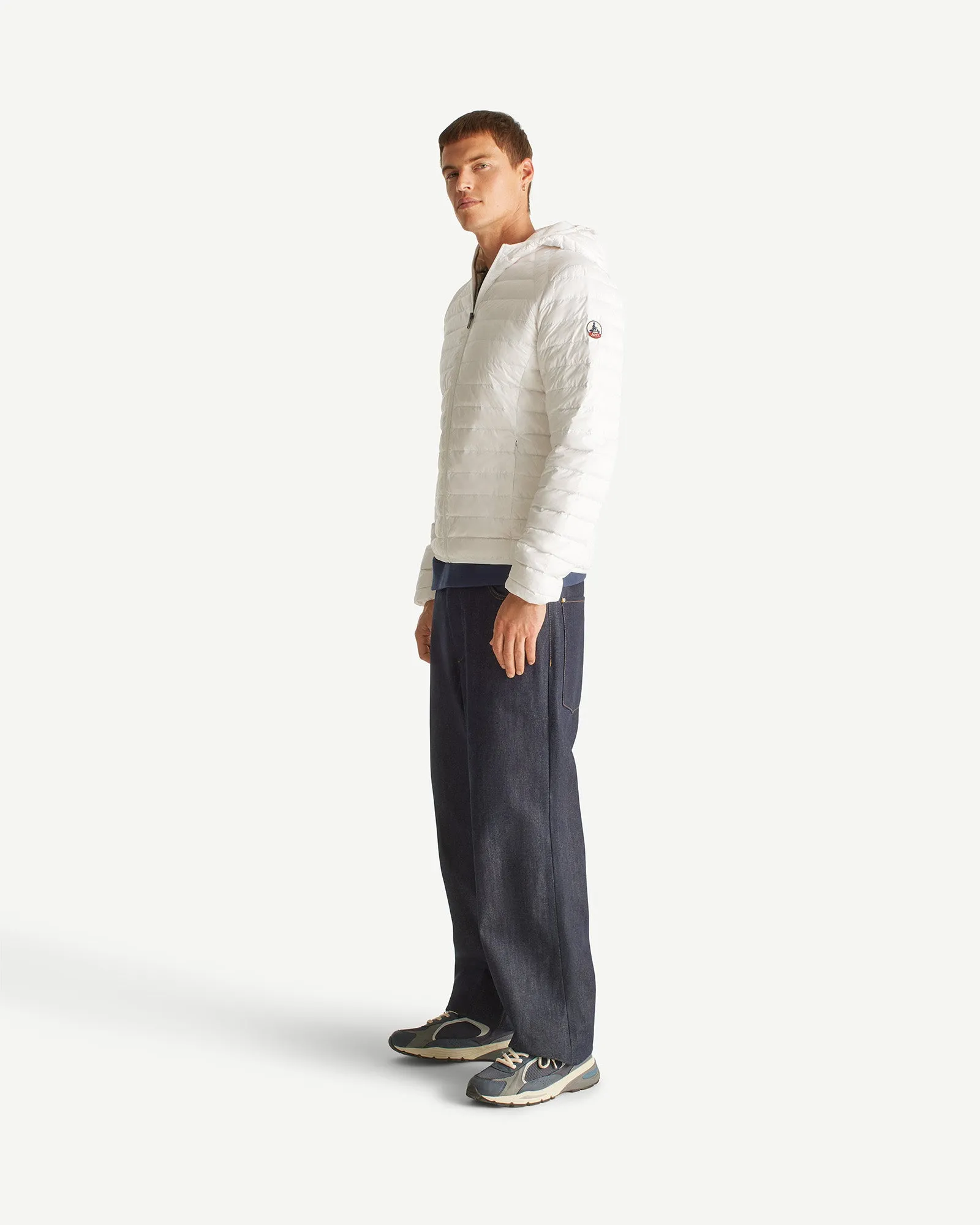 White Lightweight down jacket Nico