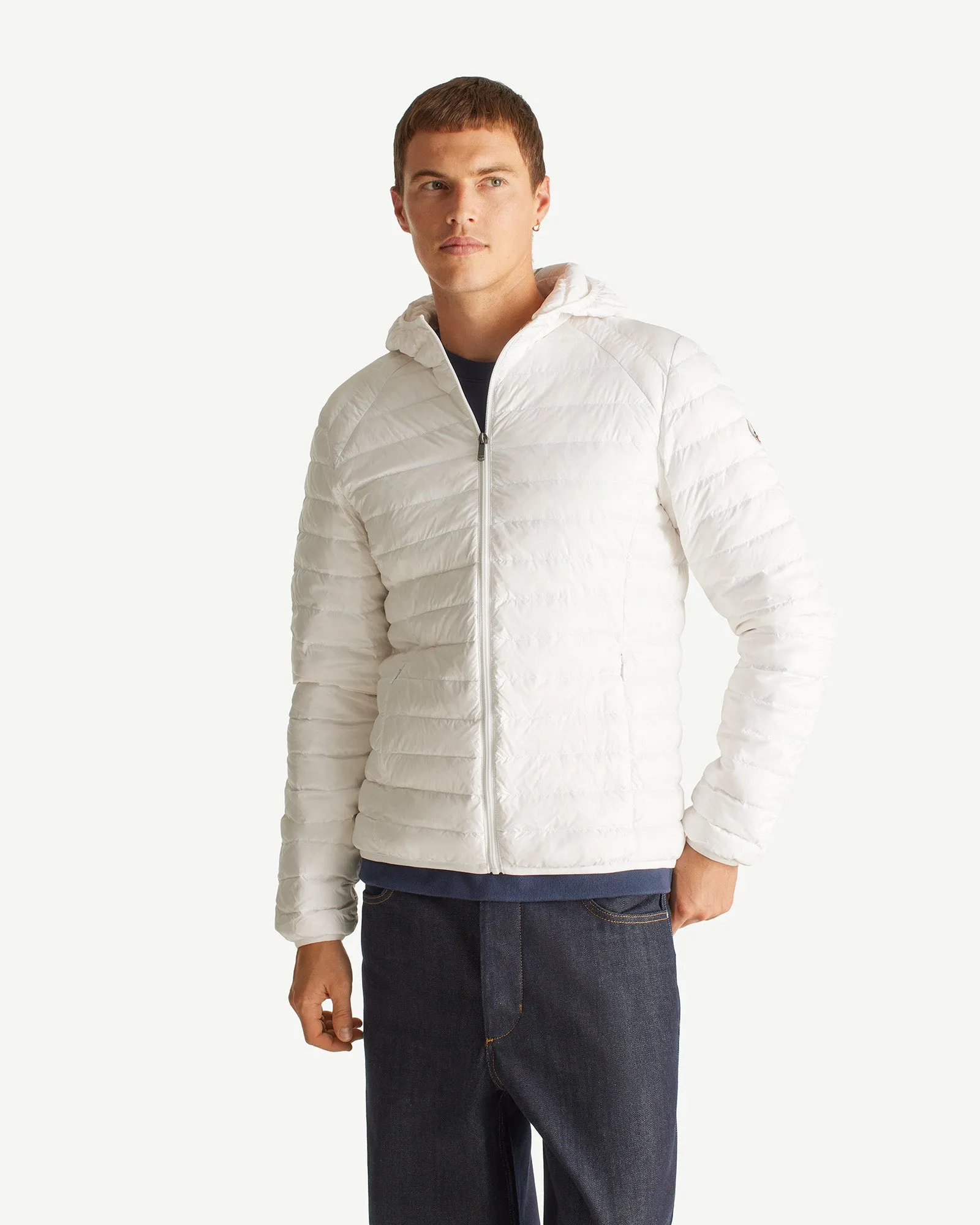 White Lightweight down jacket Nico