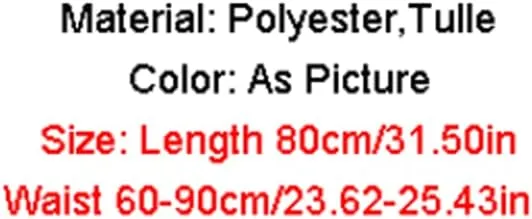 Women Mesh Midi Skirt Multilayer Pleated High Waist Lace Ballet Prom Party Tulle Tutu A-line Long Skirts
